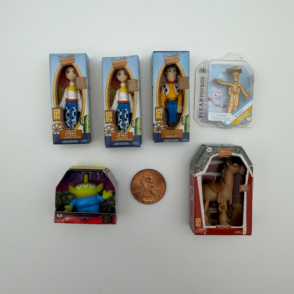 Zuru Surprise Disney Mini Brands Toy Story Woody's Roundup 6pc Figure Lot